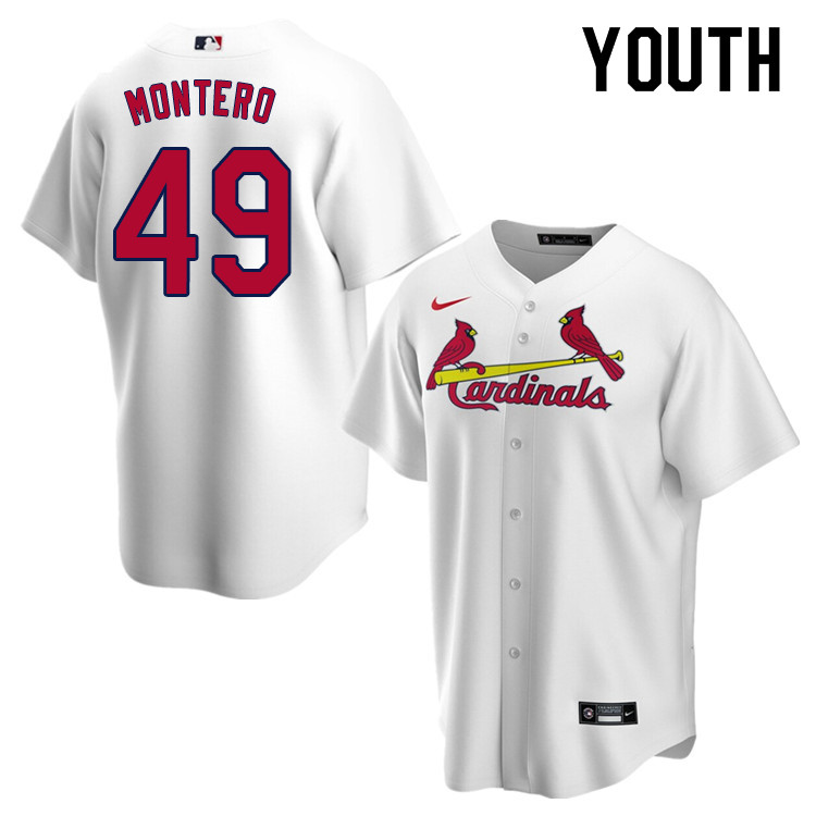 Nike Youth #49 Elehuris Montero St.Louis Cardinals Baseball Jerseys Sale-White